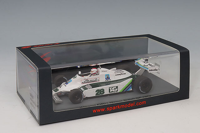 スパーク 1/43 ウィリアムズ FW07 F1 1979 イギリスGP ウィナー #28 C