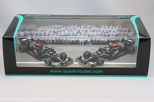 スパーク 1/43 メルセデス AMG ペトロナス 2021 F1 アブダビGP 2位 #44