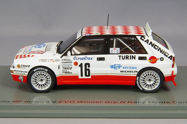 スパーク 1/43 ランチア デルタ HF インテグラーレ EVO 1993 ラリー