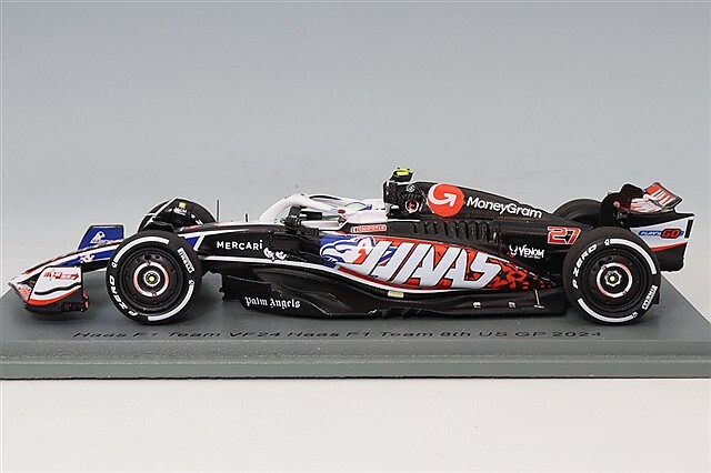 スパーク 1/43 ハース F1チーム VF24 2024 F1 アメリカGP 8位 #27 N