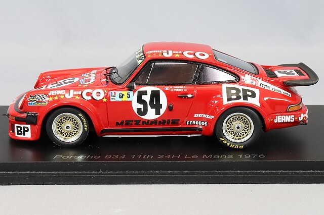スパーク 1/43 ポルシェ 934 1976 ルマン24H #54 H.Striebig/ A-C