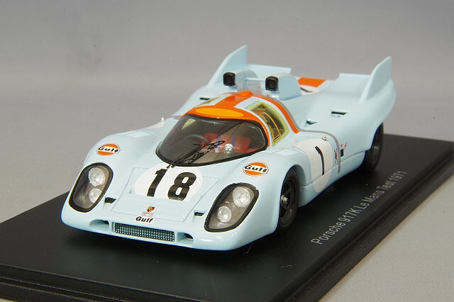スパーク 1/43 ポルシェ 917K シュノーケル 1971 ルマン テスト #18 J
