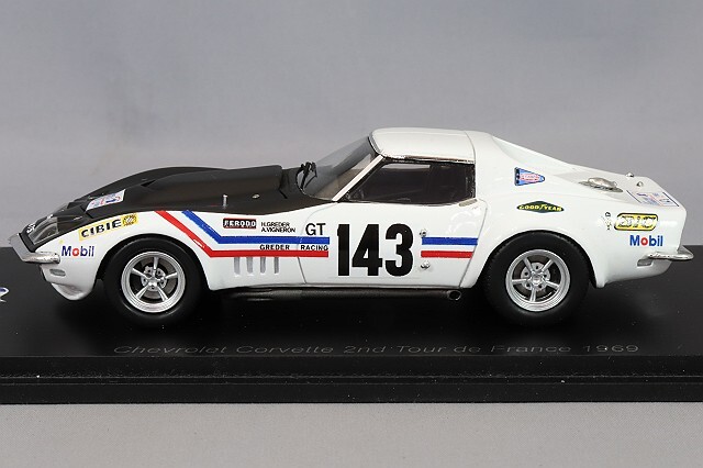 スパーク 1/43 シボレー コルベット C3 1969 ツールドフランス オート