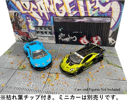 アメリカンジオラマ 1/64 ジオラマ ストリートアート LA グラフィティ