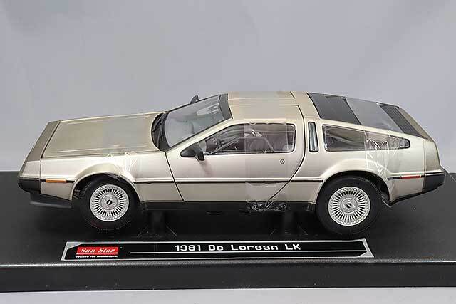 サンスター 1/18 デロリアン DMC-12 1981 ステンレス ,再入荷,