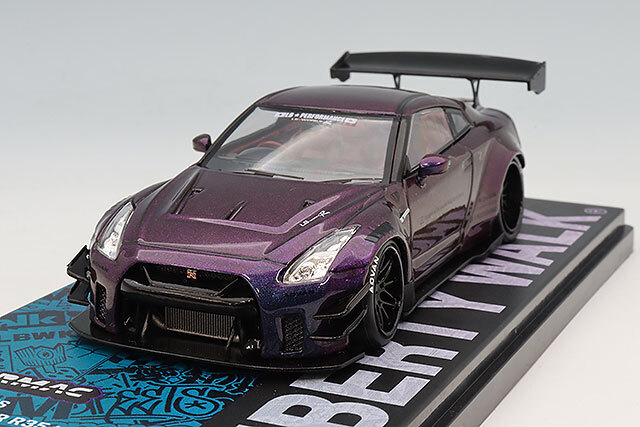 Tarmac 1/43 LB-WORKS 日産 GT-R R35 タイプ2 ミッドナイトパープル