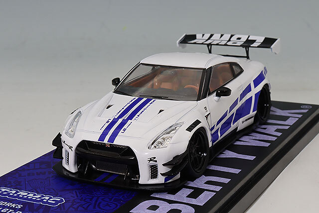 Tarmac 1/43 LB-WORKS 日産 GT-R R35 タイプ2 ホワイト