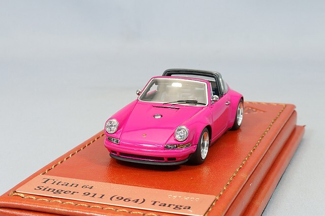 タイタン64 1/64 シンガー 911 (964) タルガ ルビーストーンレッド