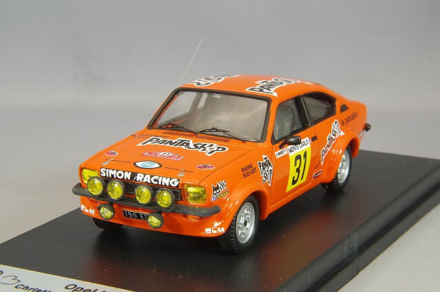 トロフュー 1/43 オペル カデット GT/E 1978 モンテカルロ ラリー 13位