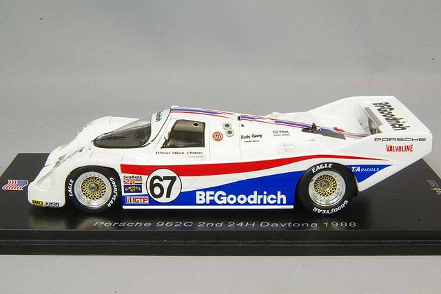 スパーク 1/43 ポルシェ 962C 1988 デイトナ24H 2位 #67 B.ウォレク/M