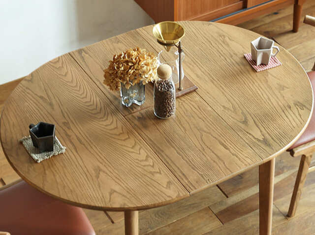 円形 伸長式ダイニングテーブル Argu(アルグ)｜北欧・ヴィンテージ