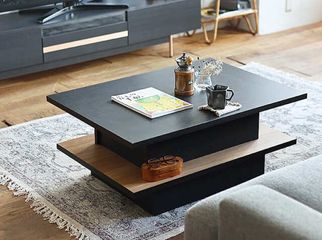 昇降式リフトアップテーブル feely(フィーリー)｜北欧・ヴィンテージ