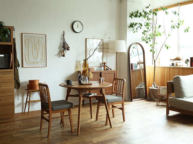 円形ダイニングテーブル Noram(ノラム)｜北欧・ヴィンテージインテリア