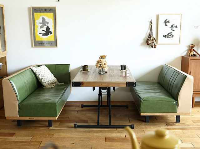 昇降式テーブル PULLEY（プーリー）140cm｜北欧・ヴィンテージ