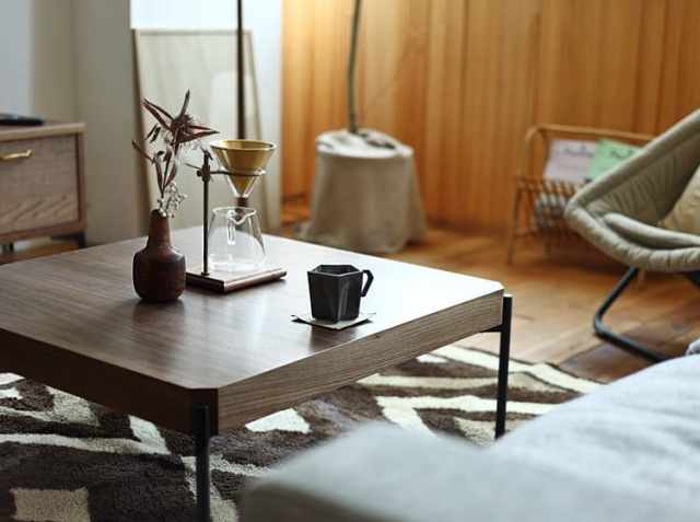 センターテーブル Rest（レスト） ウォールナットタイプ｜北欧