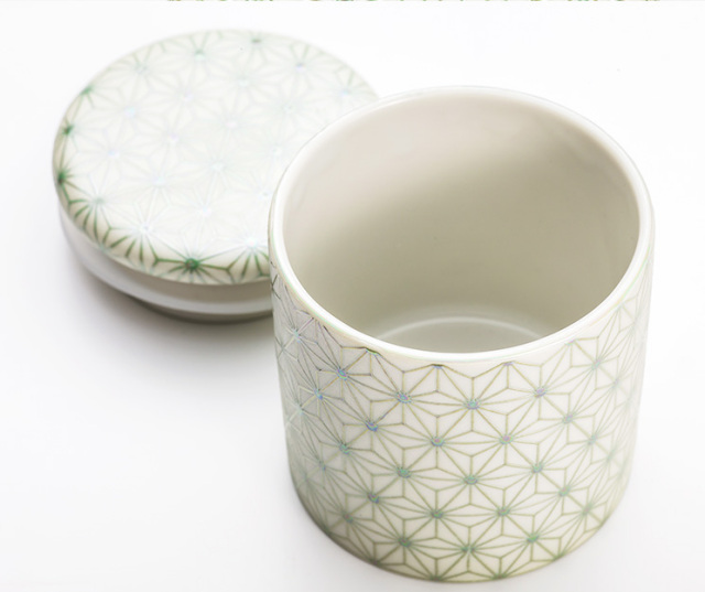 瀬戸焼ミニ骨壺 さしこ（グリーンパール） | 激安仏壇仏具の販売なら