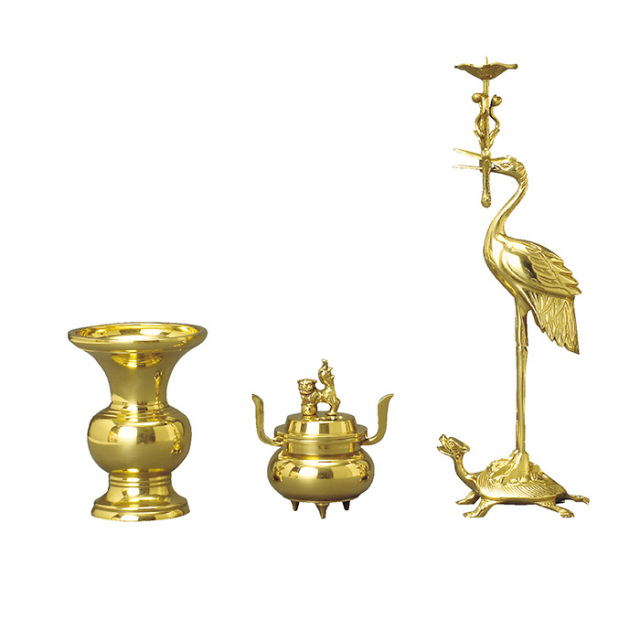 利休形 三具足 2.5寸 | 激安仏壇仏具の販売なら