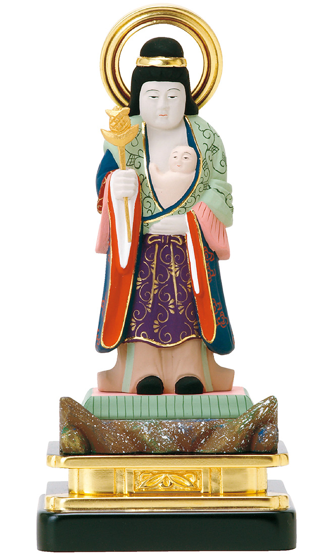 彩色 子安鬼子母神 3.0寸～5.0寸 | 激安仏壇仏具の販売なら