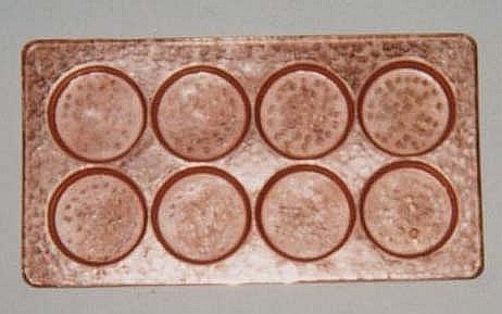 銅製今川焼き・回転焼き器8個穴