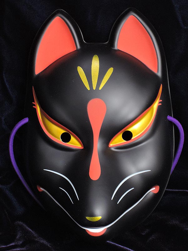 おまつりらんど：狐面 黒狐