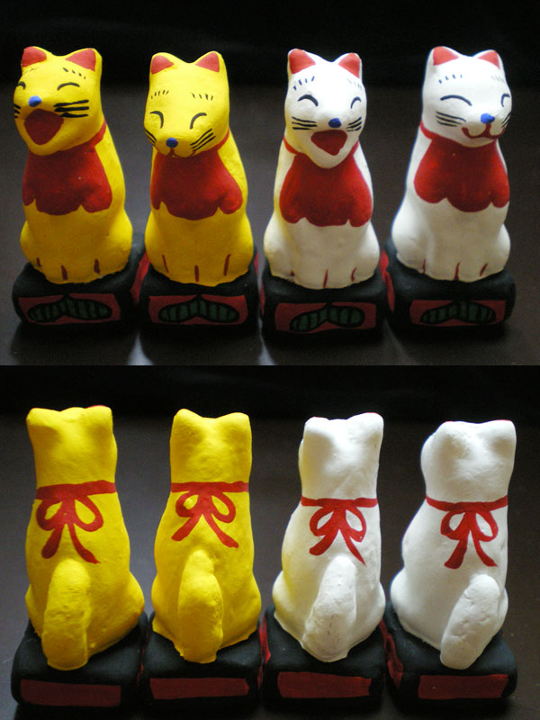 春日部張子人形店：ちびお稲荷狐