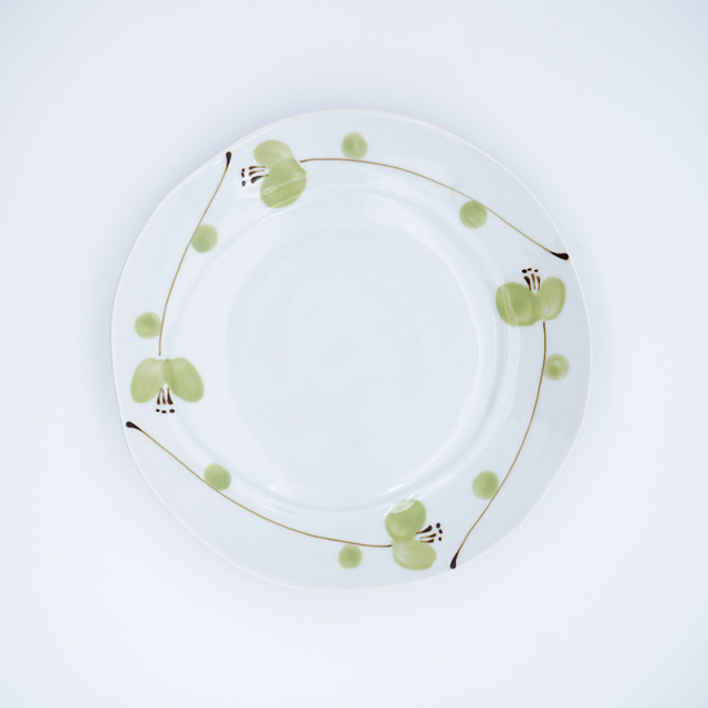 波佐見焼 福峰窯 陽だまり なぶり6.5寸皿(G)