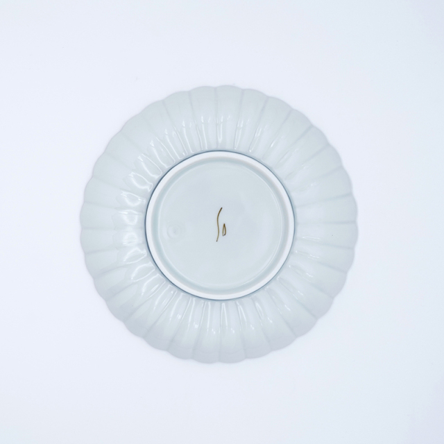 菊割6寸皿(濃)｜空萌工房(そらもえこうぼう)｜田口紀美子