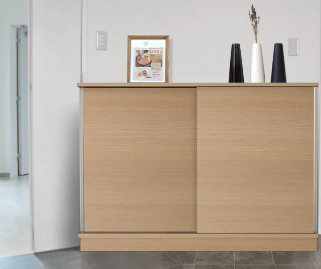 セミオーダーシューズボックス・靴箱 LASCO 幅80～150cm×奥行40cm