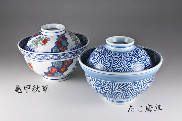 有田焼】蓋付き丼 直径16．5cm×高さ12．5cm 鰻丼・天丼に