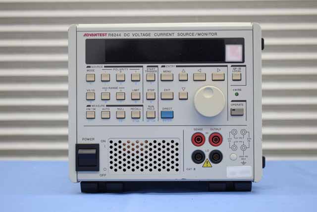 中古 アドバンテスト 直流電圧/電流源・モニタ R6244 (管理番号:UKK