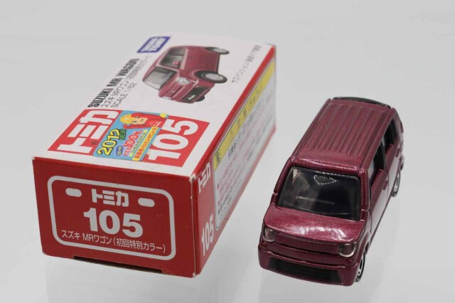 ミニカーショップ ケンボックス トミカ 赤箱☆105☆スズキMRワゴン