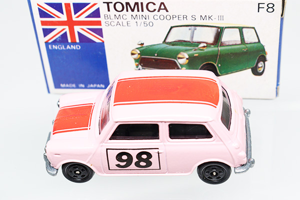ミニカーショップ ケンボックス トミカ 青箱☆F8☆ミニクーパーSマーク