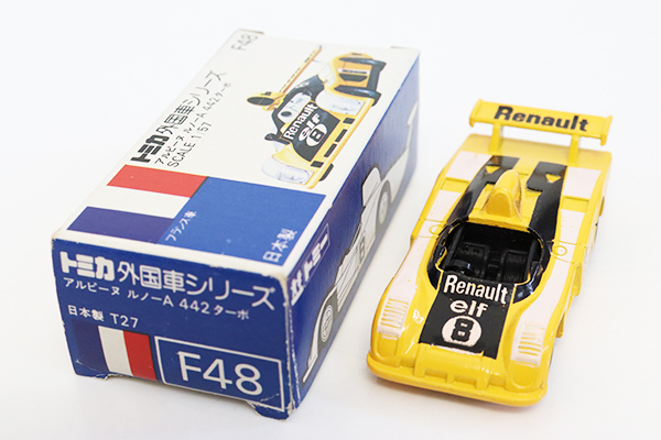 ミニカーショップ ケンボックス トミカ 青箱☆F48☆アルピーヌルノーA