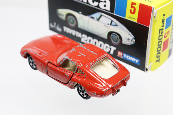 ミニカーショップ ケンボックス トミカ 黒箱☆5☆トヨタ2000GT(赤)(1A