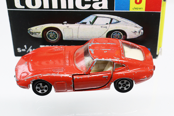 ミニカーショップ ケンボックス トミカ 黒箱☆5☆トヨタ2000GT(赤)(1A