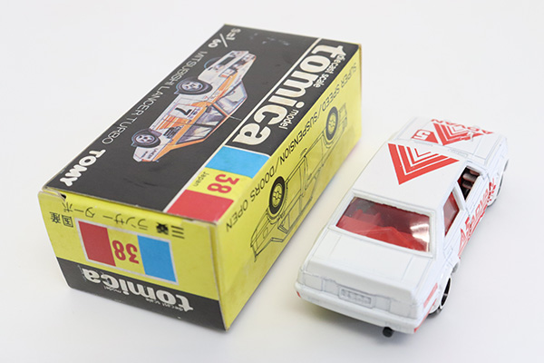 ミニカーショップ ケンボックス トミカ 黒箱☆38☆ランサー ターボ