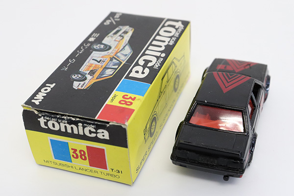 ミニカーショップ ケンボックス トミカ 黒箱☆38☆三菱ランサー ターボ