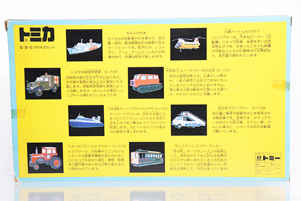 ミニカーショップ ケンボックス トミカギフトセット陸・海・空のりもの