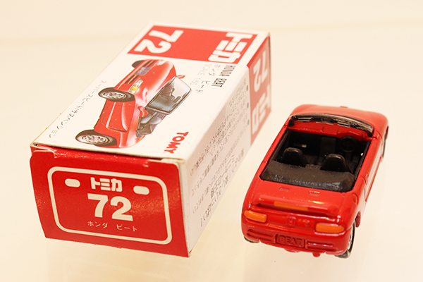 ミニカーショップ ケンボックス トミカ 赤箱☆72☆ホンダビート (赤