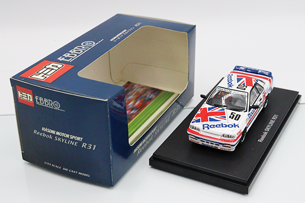 ミニカーショップ ケンボックス エブロ日産リーボック スカイライン