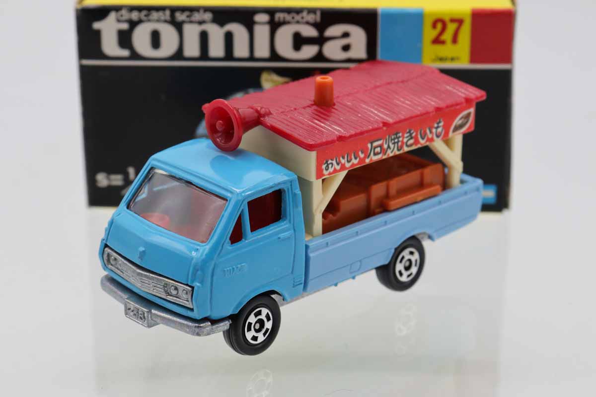 ミニカーショップ ケンボックス トミカ 黒箱☆27☆トヨタハイエース 石