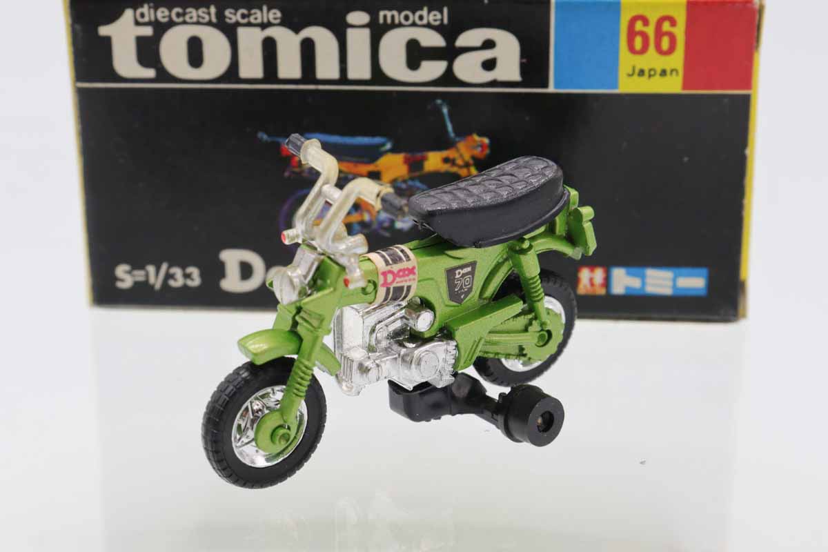 ミニカーショップ ケンボックス トミカ 黒箱☆66☆ホンダダックス(黄緑