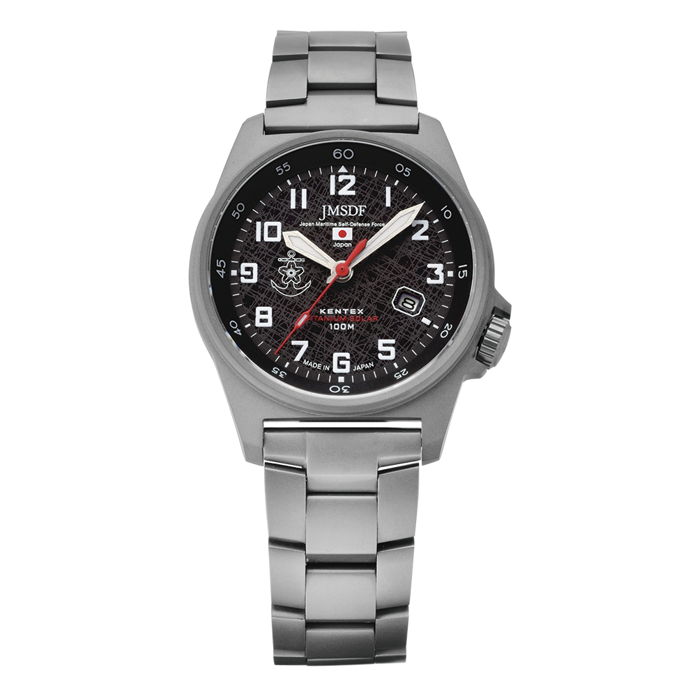 JSDFチタンソーラー 海自モデル メタルベルト仕様 [S815M-06]