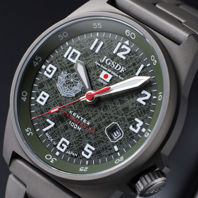 JSDFチタンソーラー 陸自モデル メタルベルト仕様 [S815M-04]