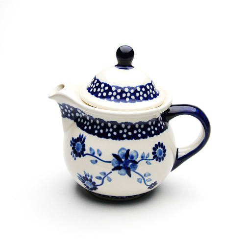 ティーポット（小）ポーリッシュポタリー(ポーランド食器)