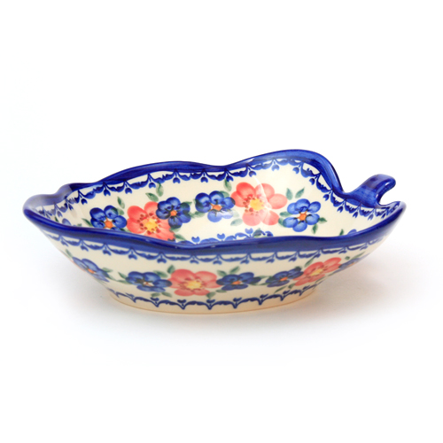 リーフボウル・ポーリッシュポタリー(ポーランド食器)