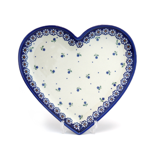 ハートプレート・大(ポーランド食器)
