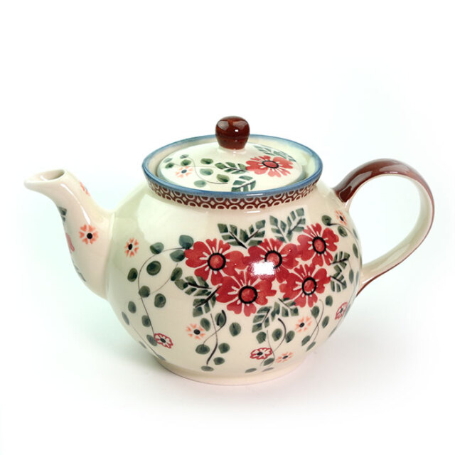 ティーポット・ポーリッシュポタリー(ポーランド食器)
