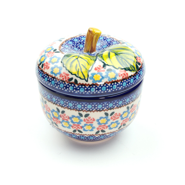 りんごポット−ポーリッシュポタリー(ポーランド食器)