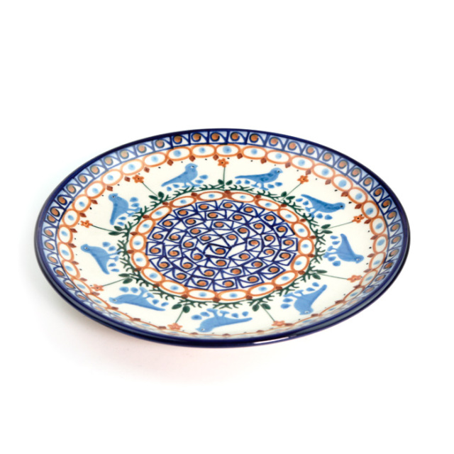 平皿（φ19cm）ポーリッシュポタリー(ポーランド食器)
